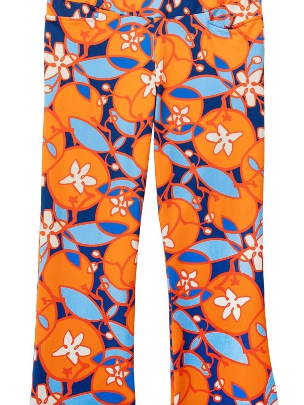 🍊 NWT Lesley Evers Audrey Pant in Orange Blossom – Size 2X